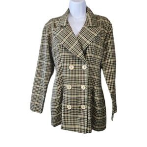 Vintage Alyn Paige Blazer Womens Neutral Academia 11/12 Grunge 70s Style READ